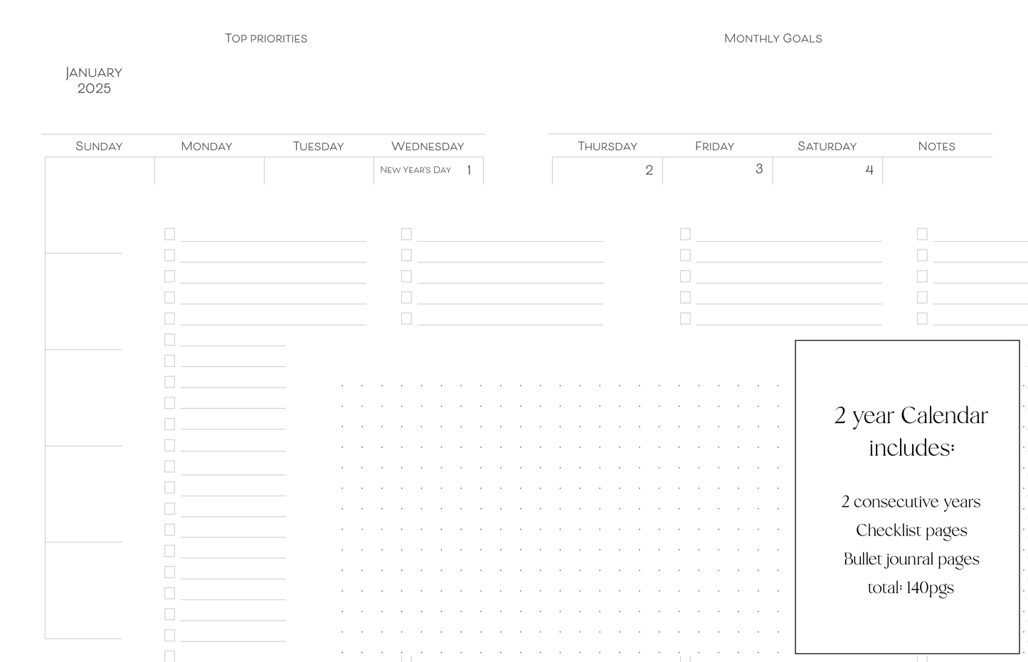 Taylor Planner with Custom Text