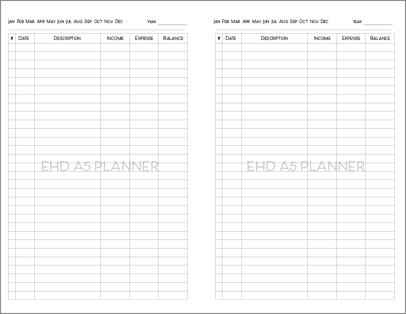A5 Planner add-on