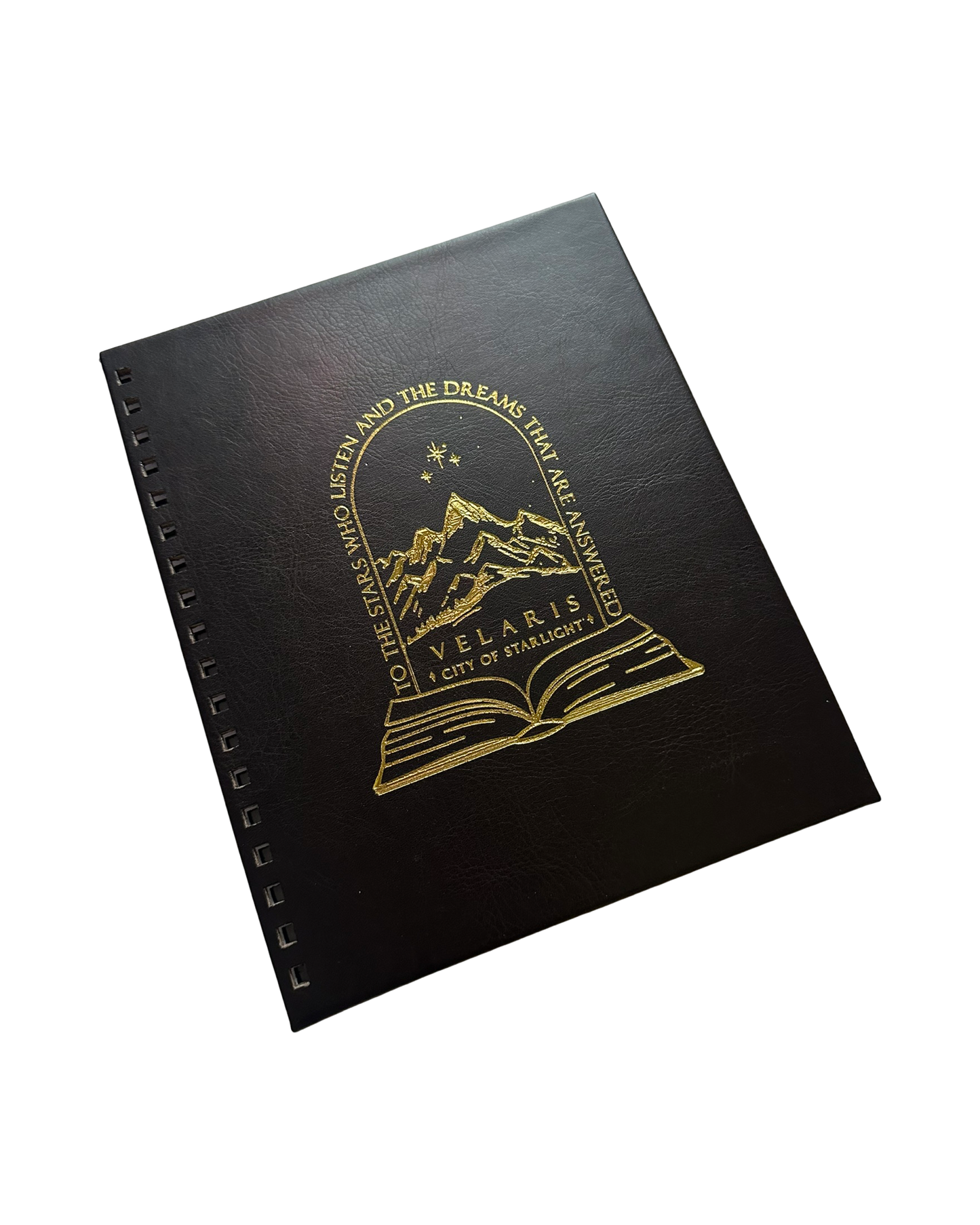 ACOTAR - Vegan Leather Notebook - Noir