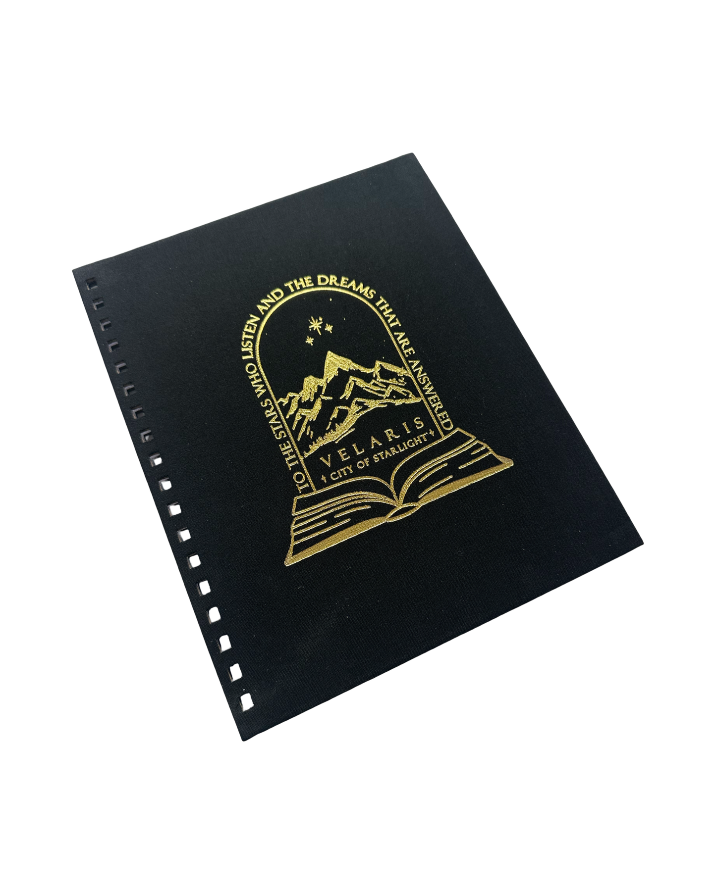 ACOTAR - Linen Notebook - Onyx Night