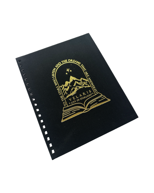 ACOTAR - Linen Notebook - Onyx Night