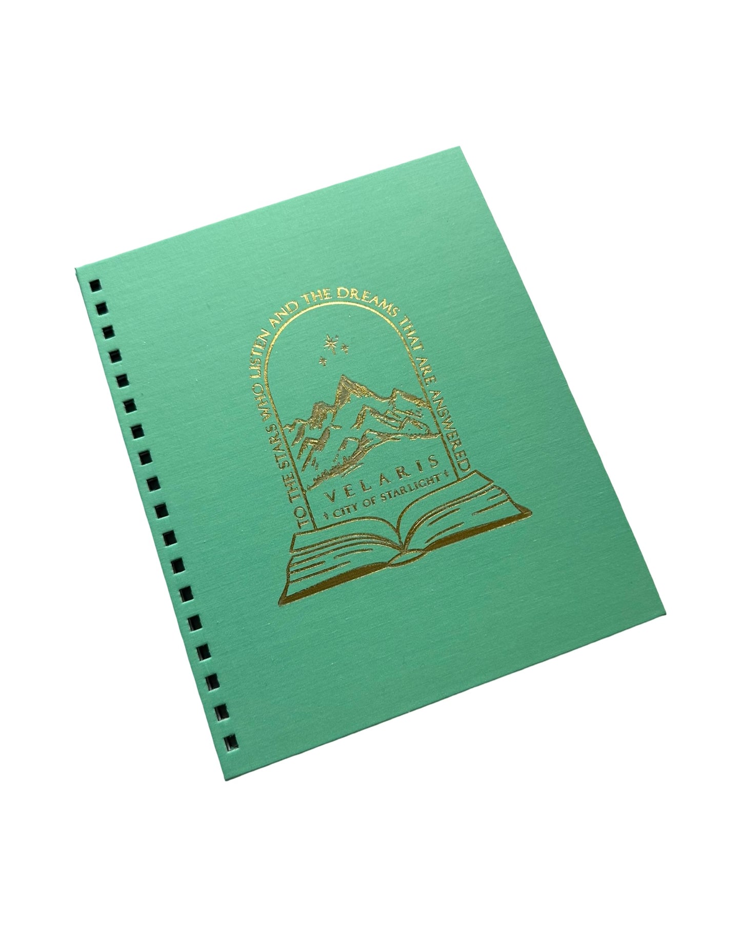 ACOTAR - Linen Notebook - Turquoise Sea