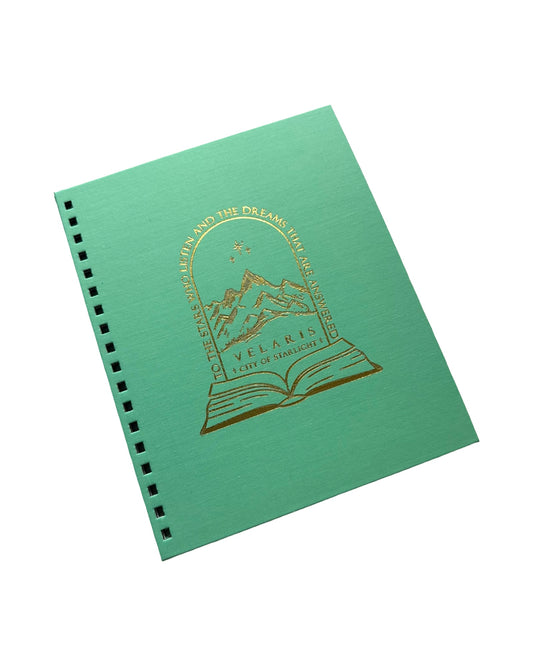 ACOTAR - Linen Notebook - Turquoise Sea
