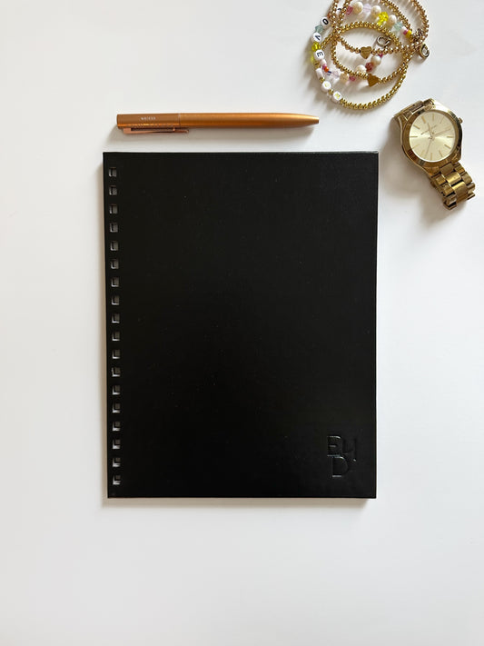 Ready to go- 2026 Productivity Planner-Black "EHD" cover
