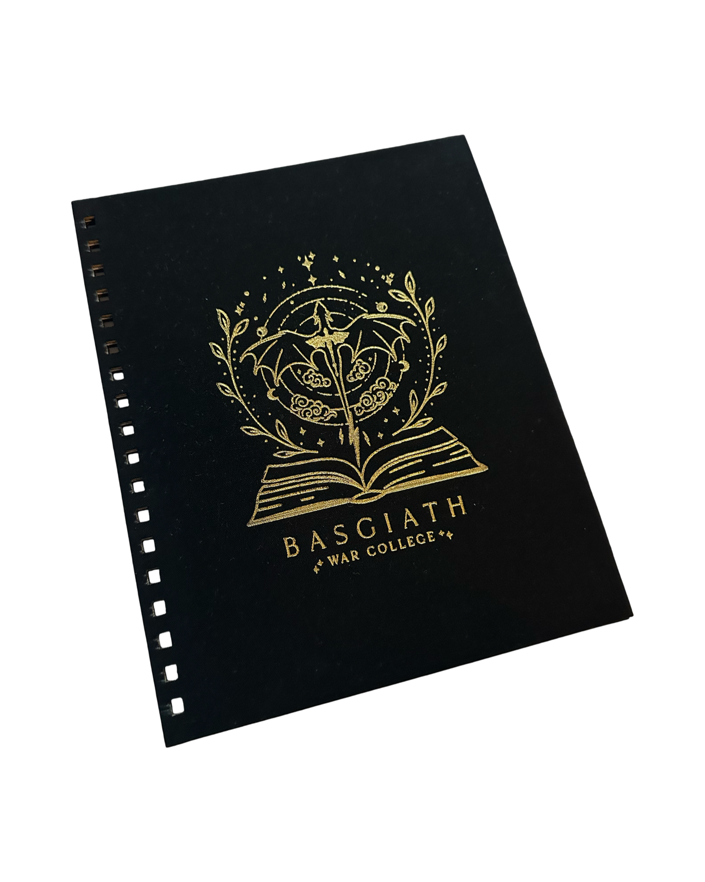 Fourth Wing - Linen Notebook - Onyx Night