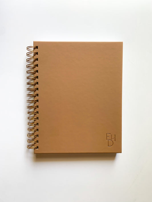 Ready to go-2026 List Planner-Tan "EHD" cover