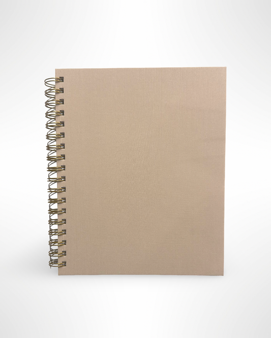 Cafe Latte Notebook with Custom Text