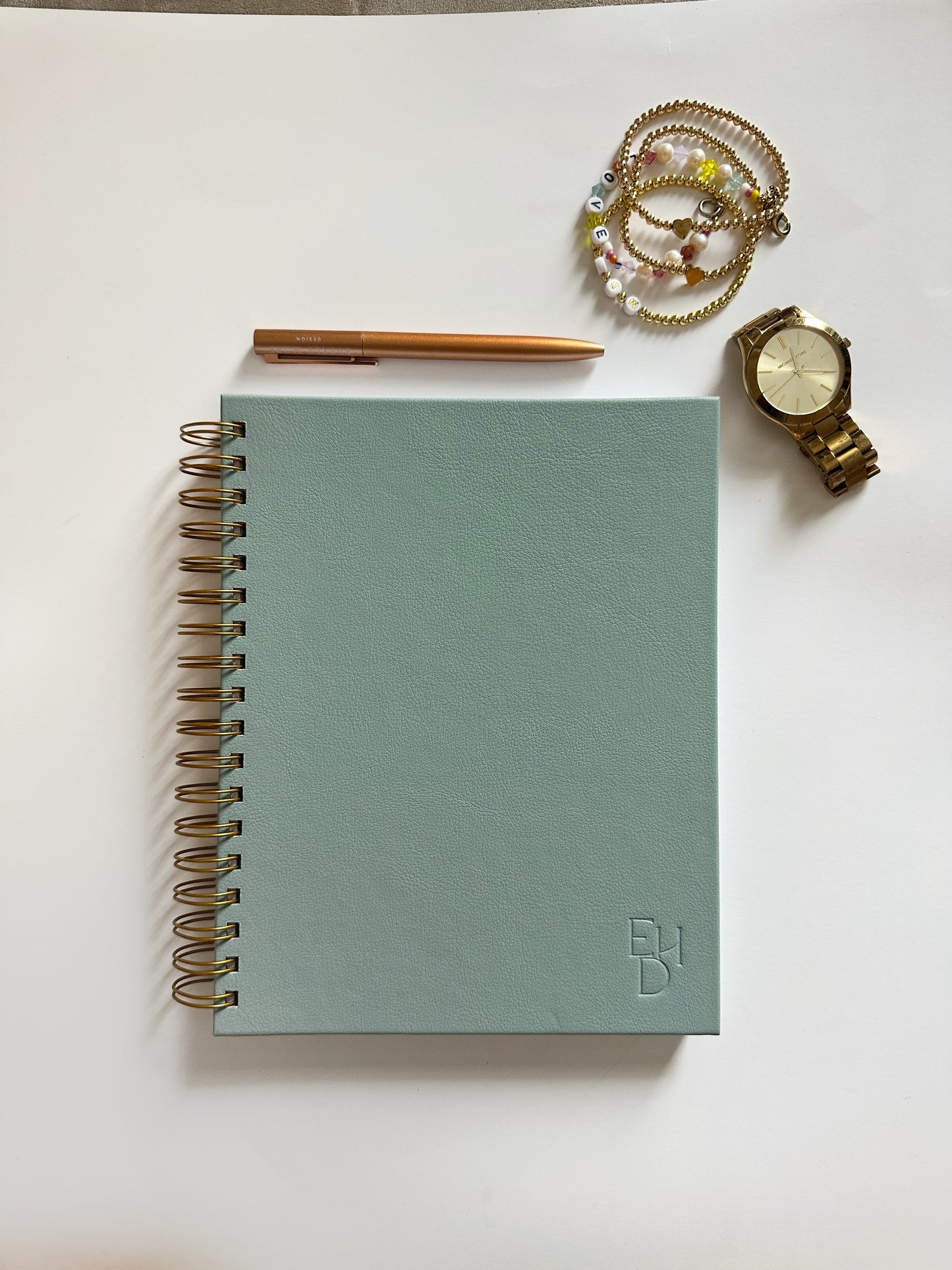 Ready to Go- 2026-2027 2 year calendar-Teal "EHD" cover