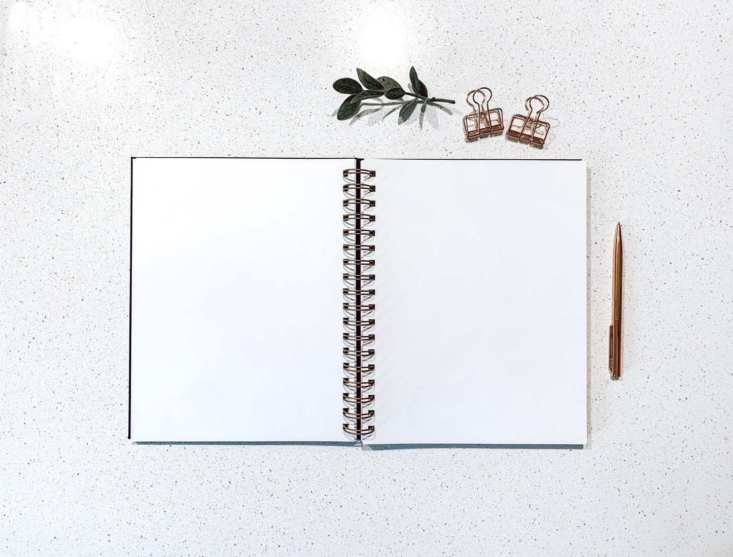 White Notebook with Custom Text