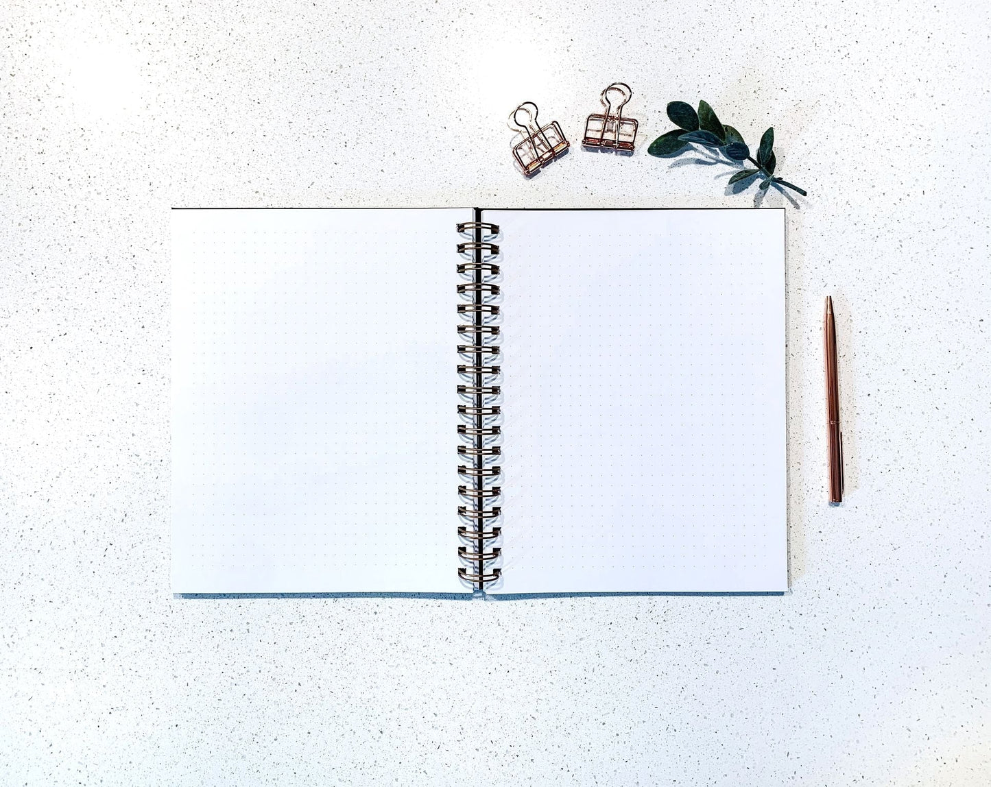 White Notebook with Custom Text