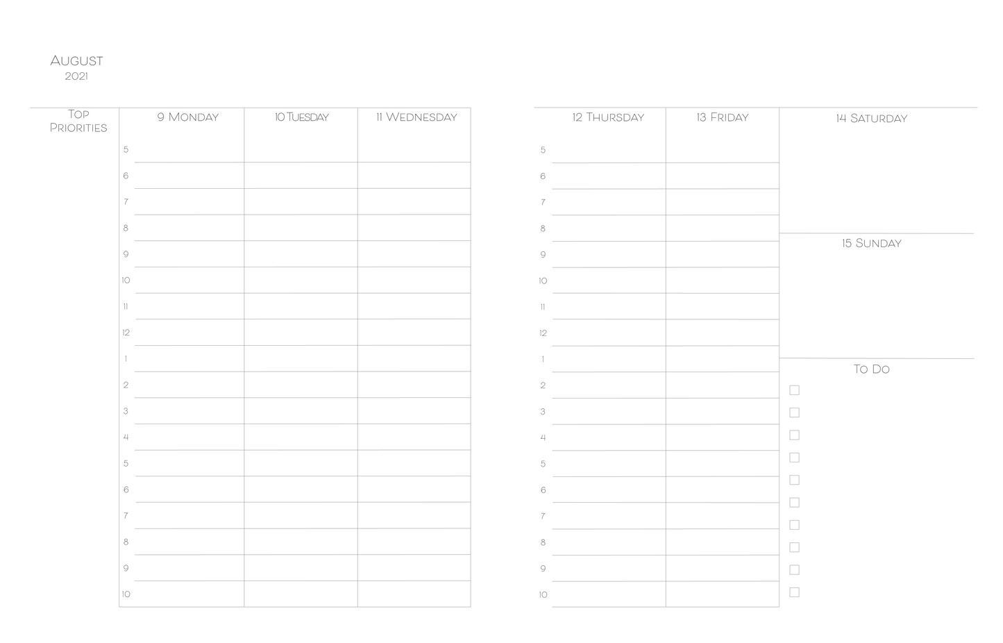 Terrazzo Black and Grey Planner